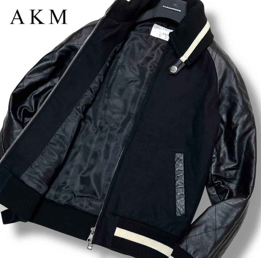 美品AKM 定価21万 ホースレザー ドンキージャケット レザージャケット