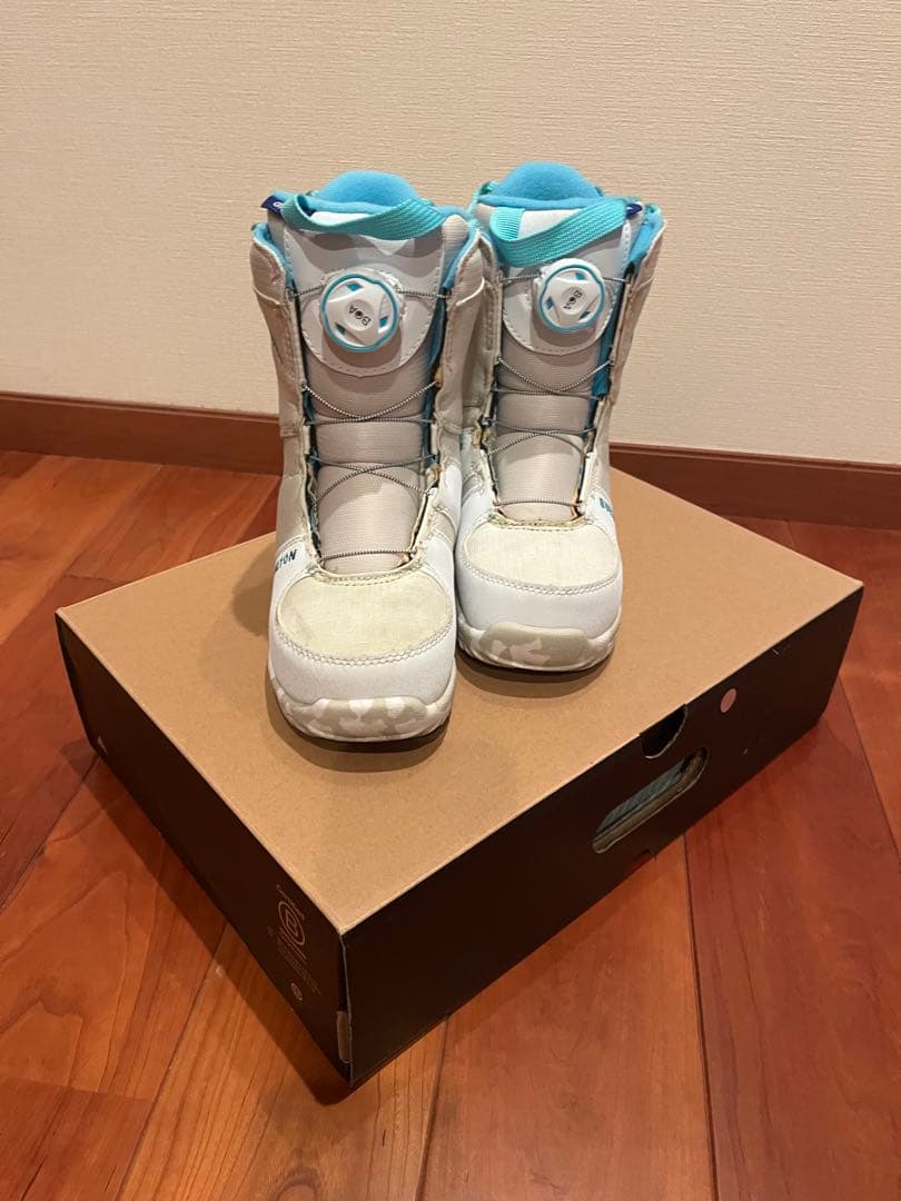 美品★バートングロムボア キッズ 20-21cm 箱付き　インソール切ってません