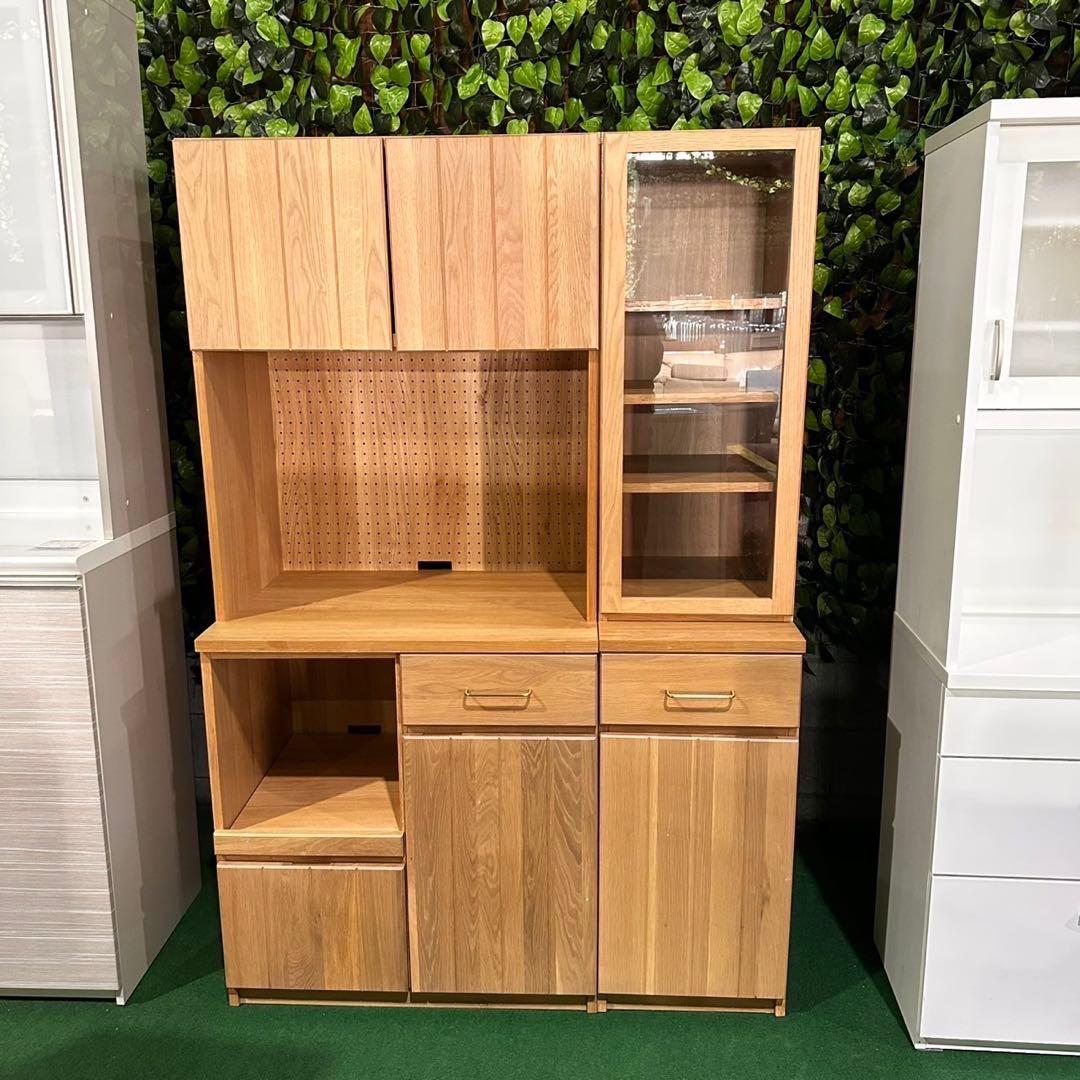 unico キッチンボード FREDIT 幅120 食器棚 収納 家具 C102