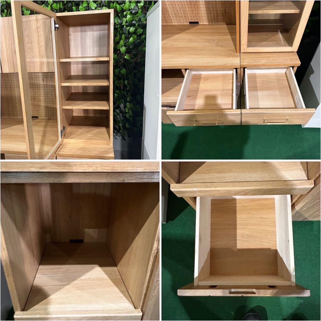 unico キッチンボード FREDIT 幅120 食器棚 収納 家具 C102