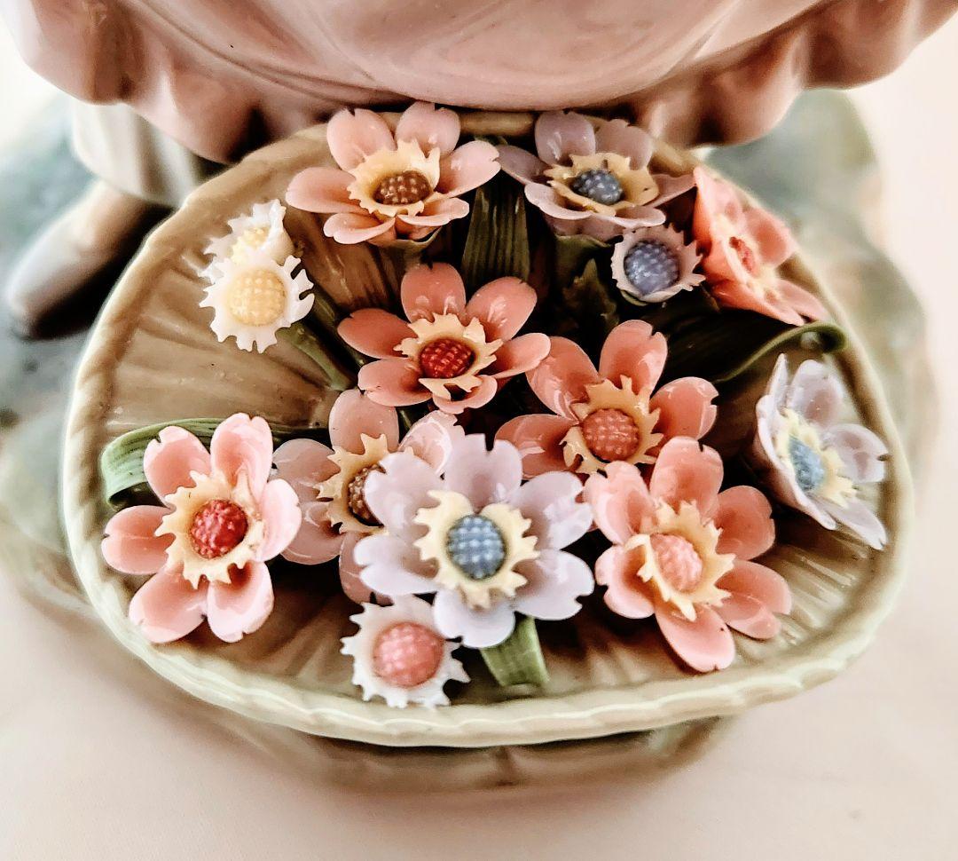 userリヤドロ【美品】フィギュリン《花のバスケット》5027〘希少廃盤〙