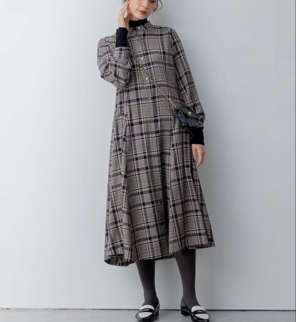 大きいサイズ＊組曲 附属リボンアレンジ Ａライン ワンピース＊２３区ICB自由区