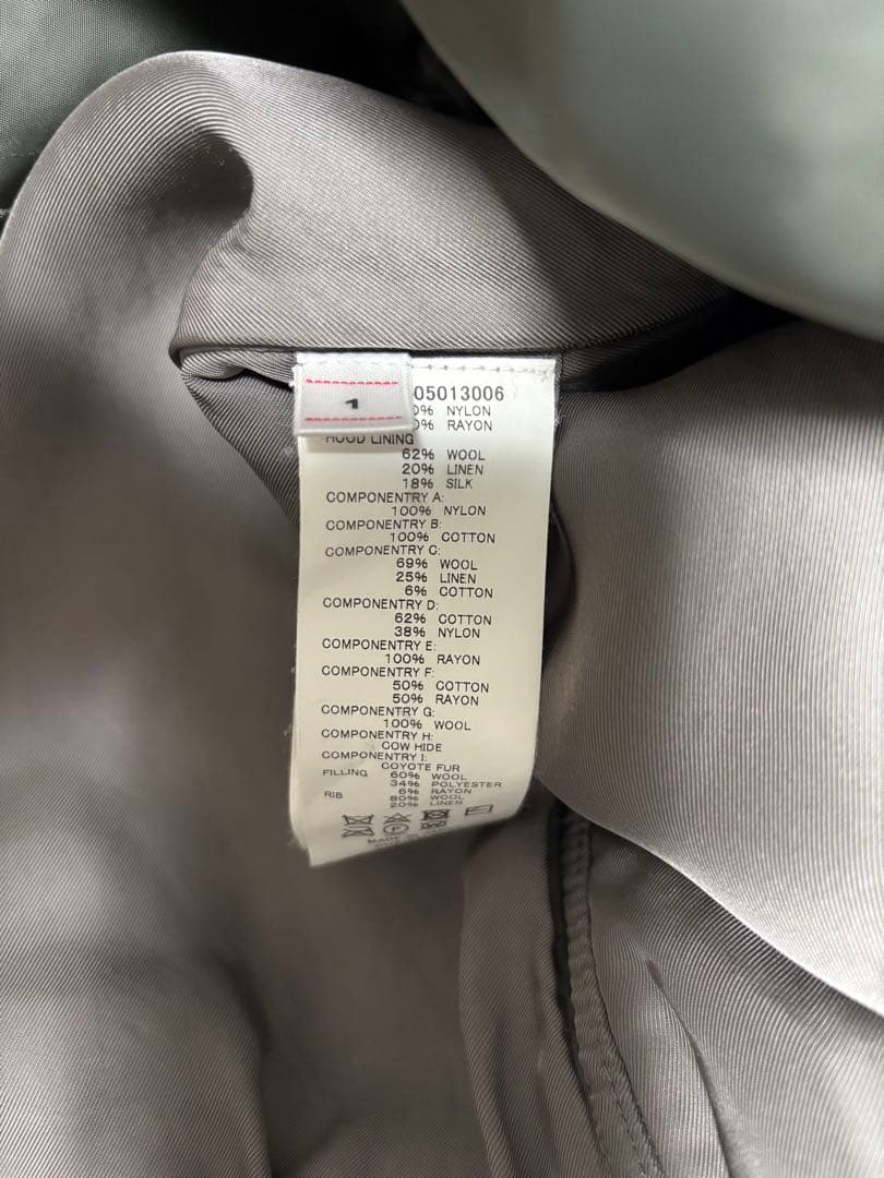 19AW visvim　VALDEZ COAT サイズ1 オリーブ