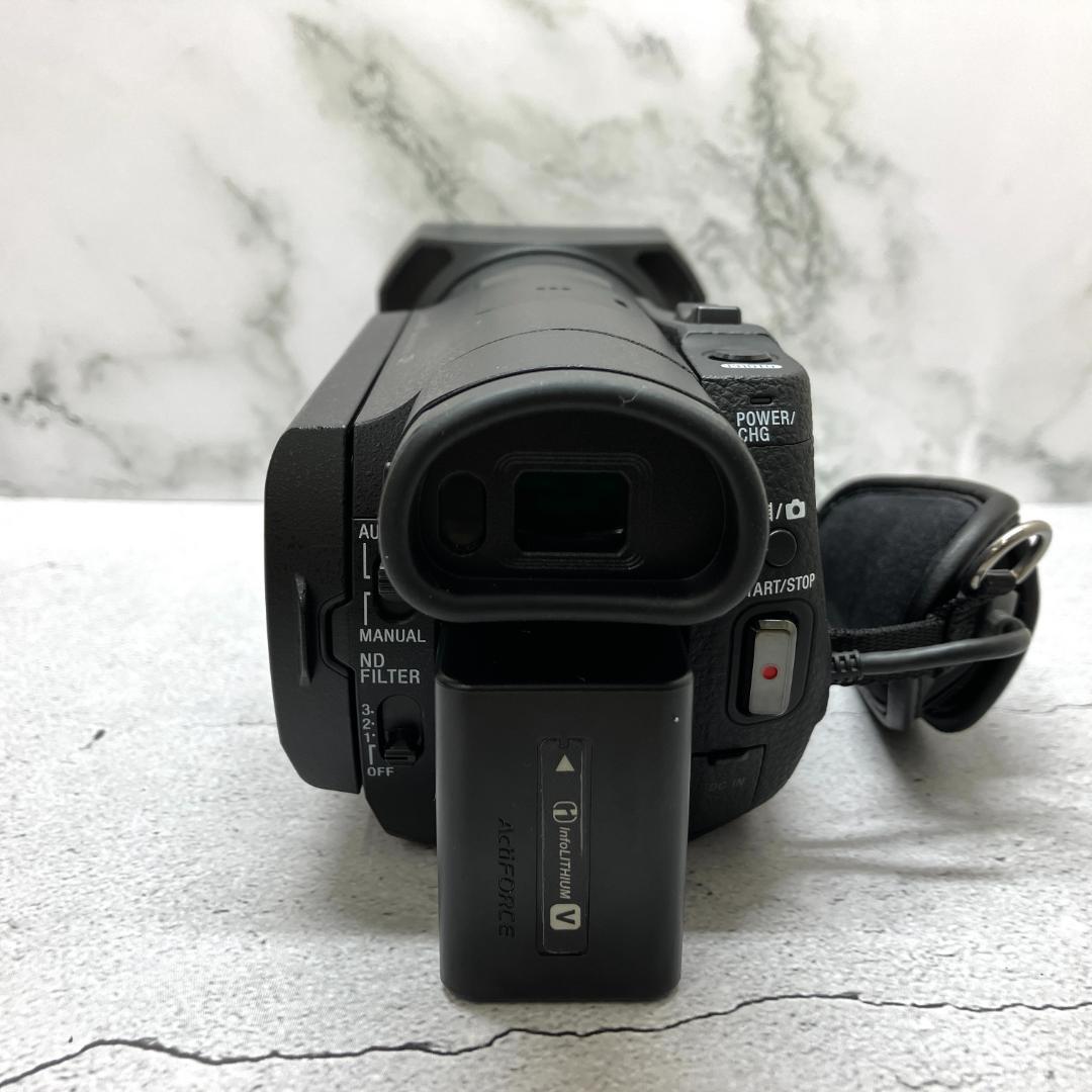 美品 SONY FDR-AX100 4Kビデオカメラ 動画撮影対応 動作確認済