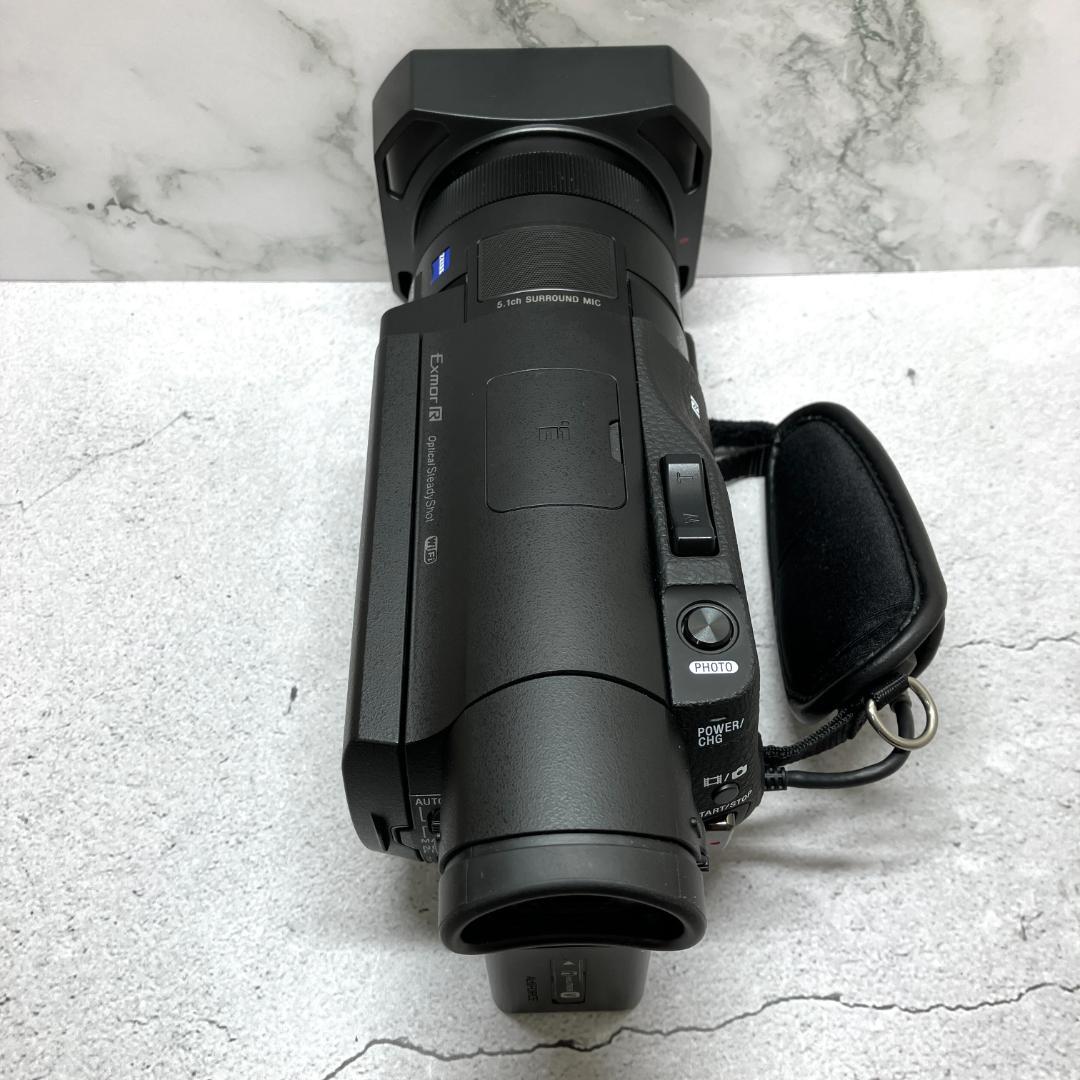 美品 SONY FDR-AX100 4Kビデオカメラ 動画撮影対応 動作確認済