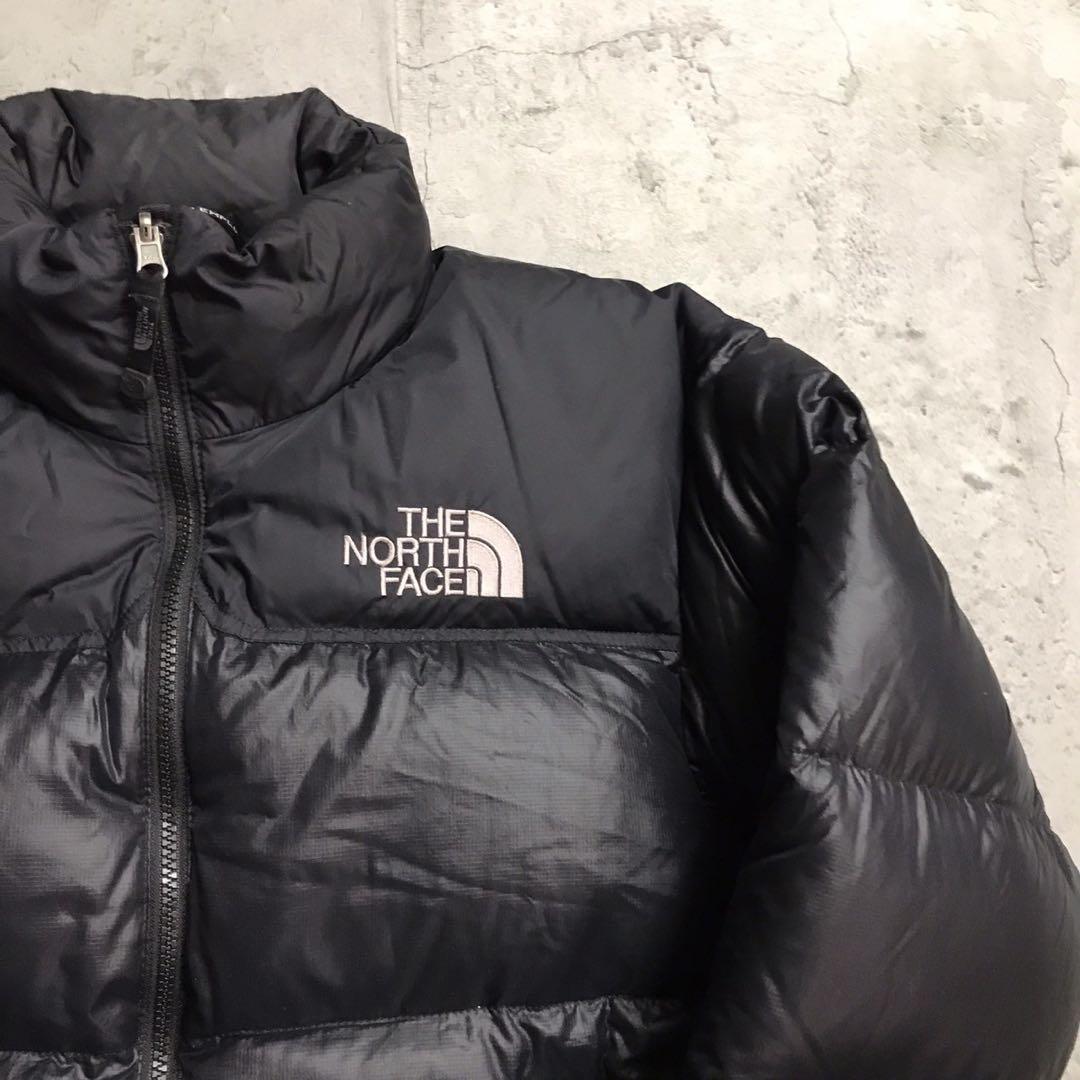 刺繍　700フィル 状態良好　メンズS ヌプシ　ザノースフェイス　ダウン