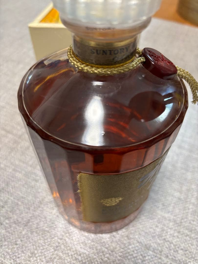 【希少】サントリー「響」17年　旧ボトル両面ゴールドラベル 響HIBIKI 箱付