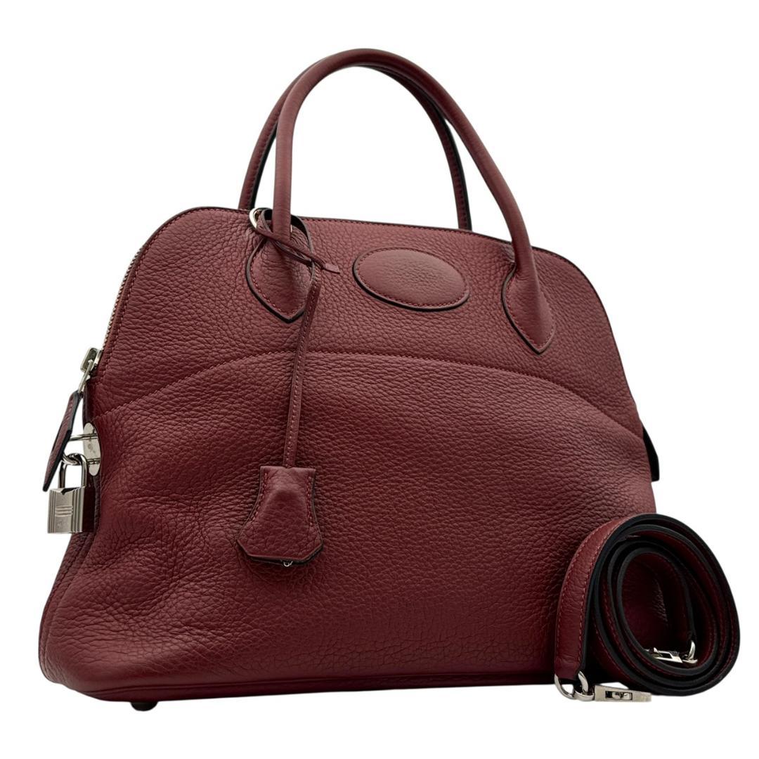 【極美品】エルメス ボリード31 トリヨン 2way ハンドバッグ ボルドー