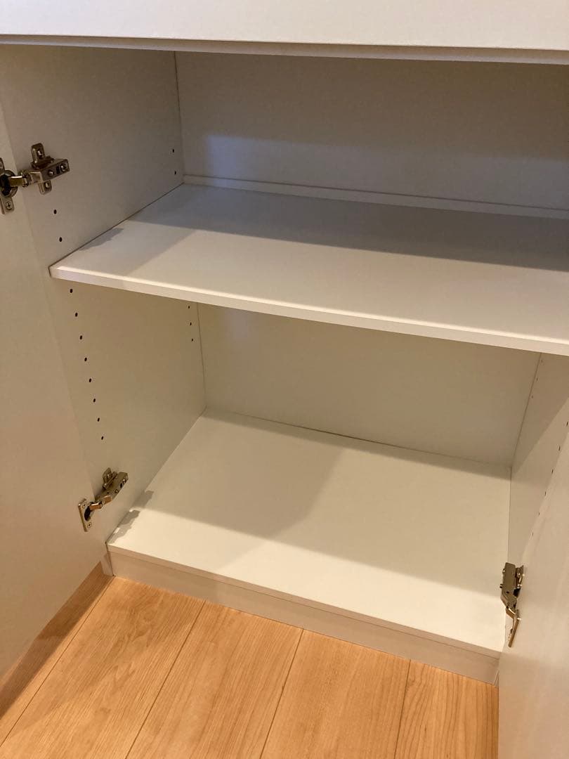 ※うさまる※ニトリ　食器棚 SK1860 WH