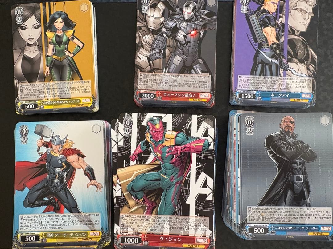 ヴァイスシュバルツ　marvel 4コン