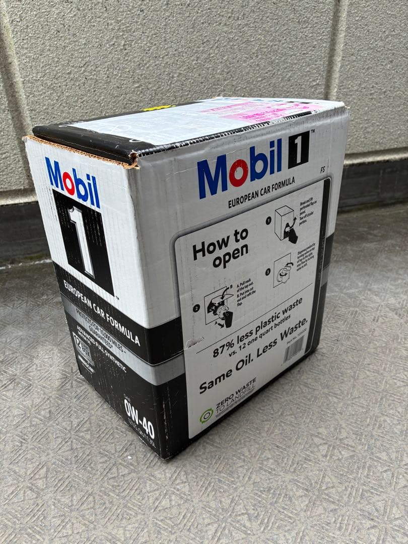 Mobil1 0w-40 エンジンオイル　11.35L並行輸入品