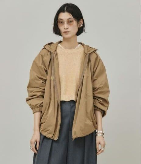 Curensology(カレンソロジー)/ ソフトメモリーブルゾン☆ベージュ