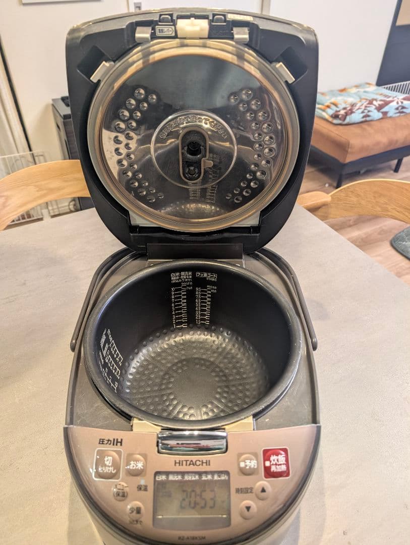 HITACHI 炊飯器 RZ-A 18KSM 圧力IH 一升炊き 取扱説明書付き