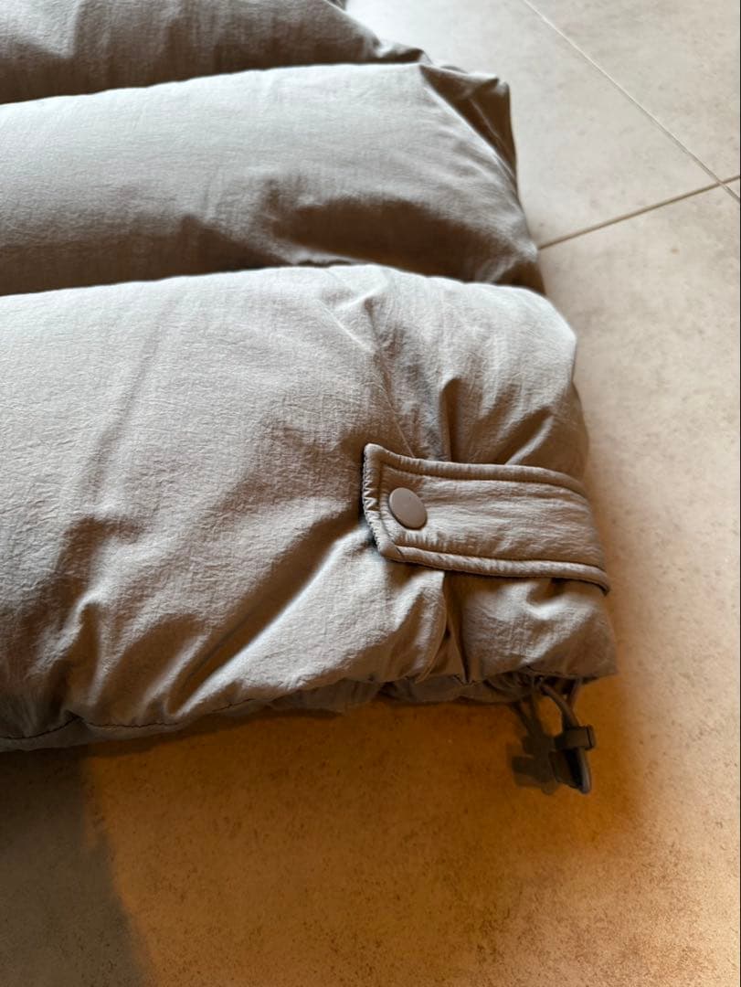 DIESEL W-ROLF-SL-NW XL グレー ダウンベスト