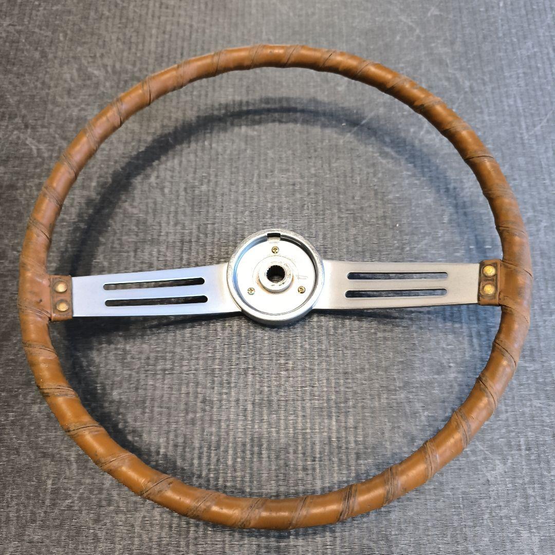 スバル360ヤングＳＳ　皮巻きハンドル