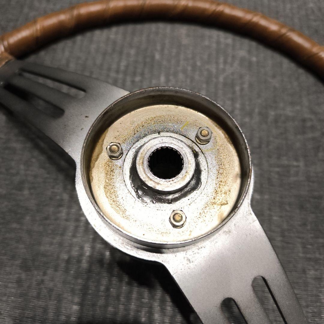 スバル360ヤングＳＳ　皮巻きハンドル