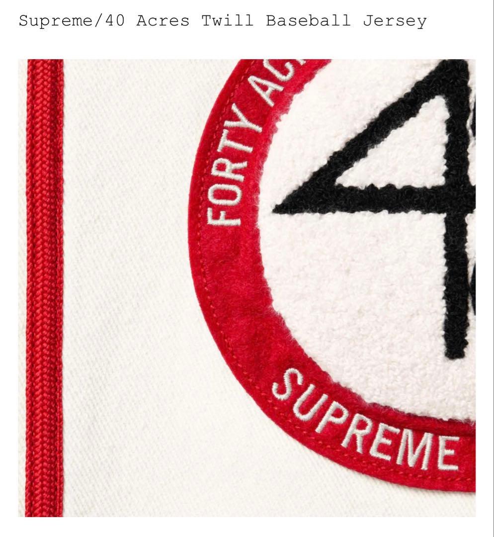 げ*ぢ様 Supreme 40 Acres Twill Baseball Jer