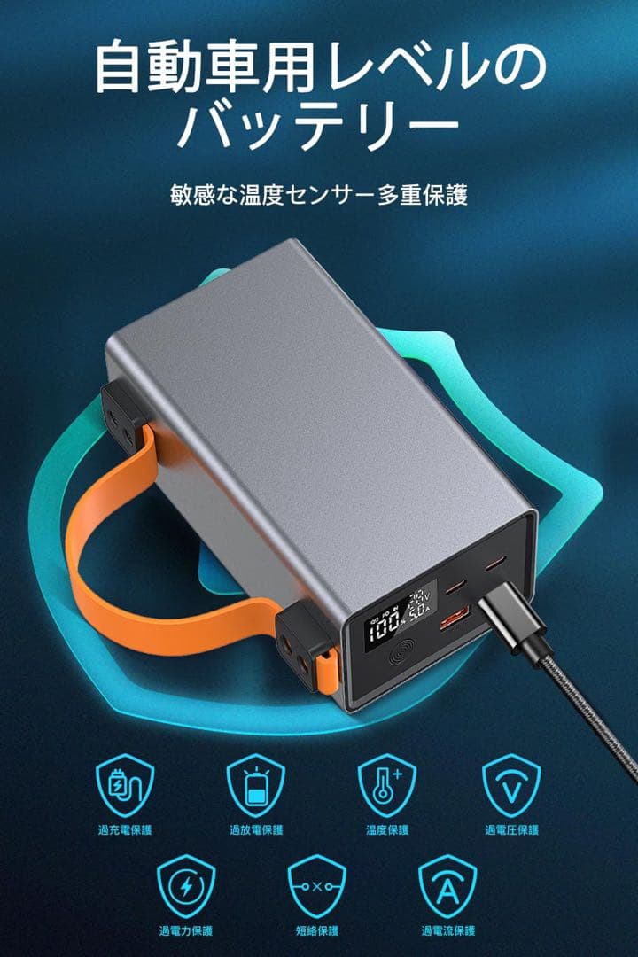 新品未使用　モバイルバッテリー 大容量 86000mAh