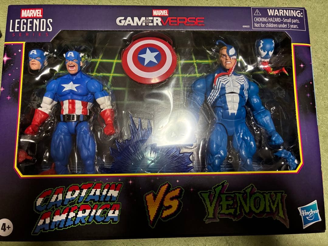 マーベルレジェンド　ゲーマーバース　キャプテンアメリカ　ヴェノム　開封品