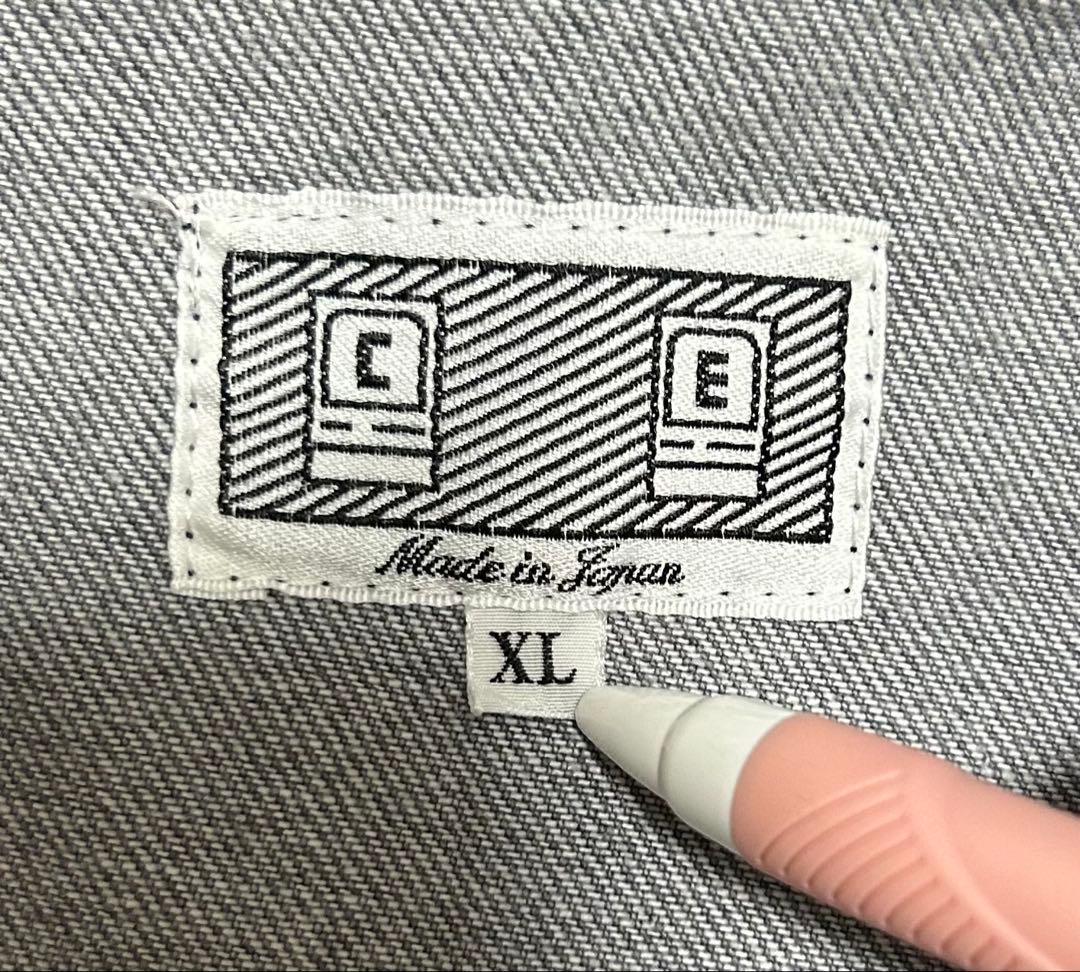 ジャケット・アウター C.E / WASHED BLACK DENIM TRUCKER JACKET