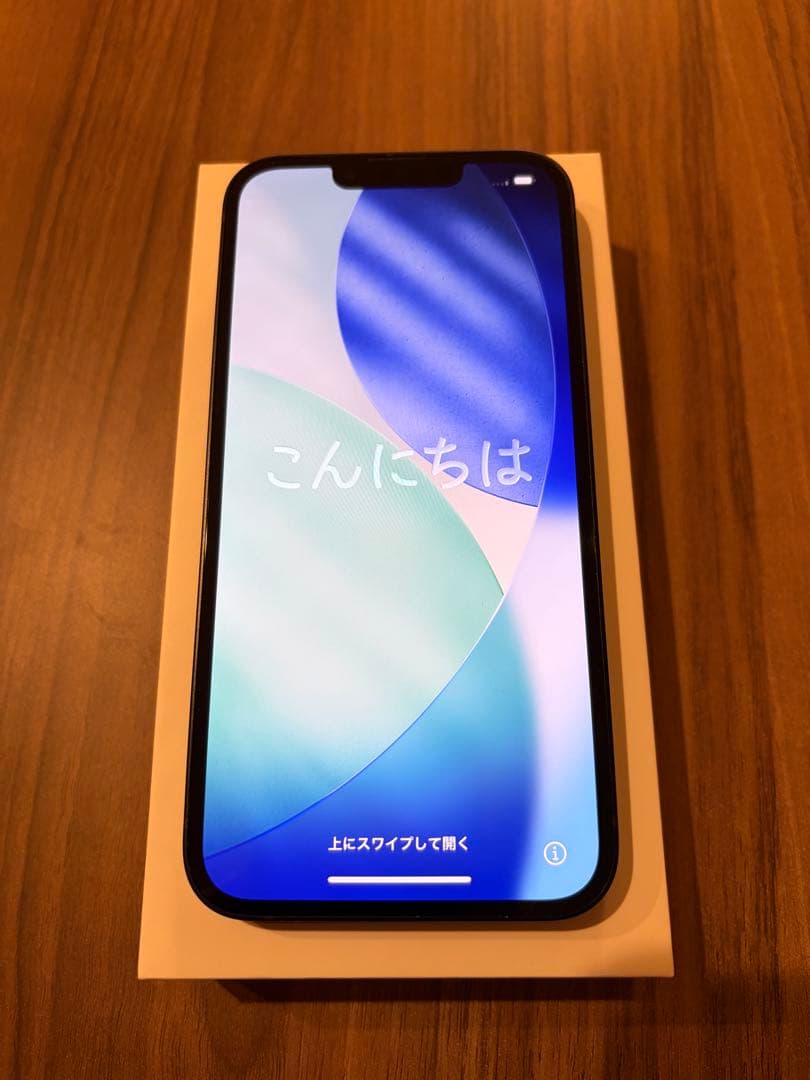 【美品】 iPhone13 128GB ミッドナイト SIMフリー 75%