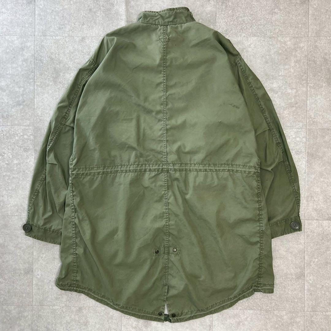 68年　アメリカ軍　M65 フィッシュテール　パーカ　初期　アルミジップ　訳あり