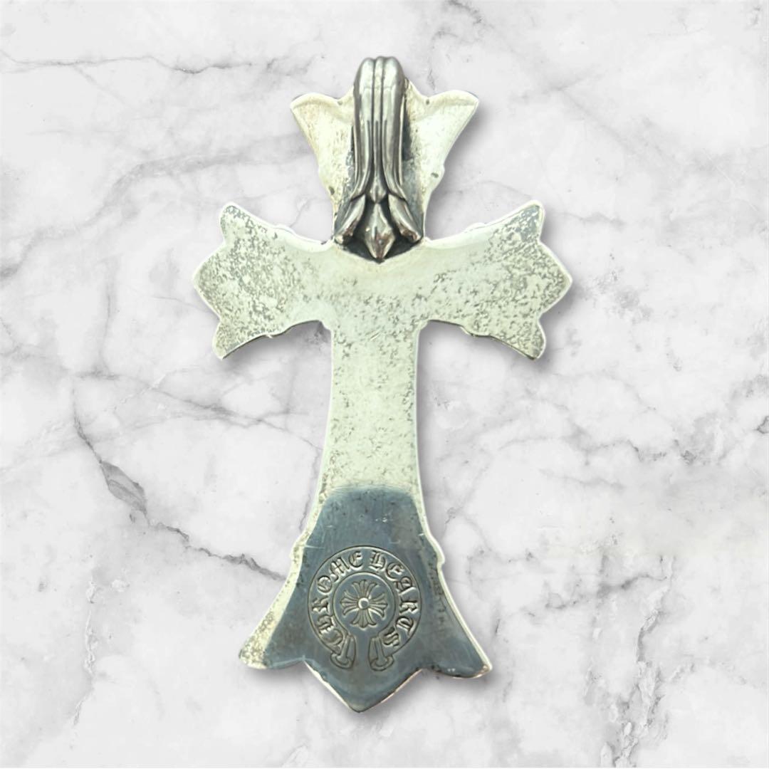Chrome Hearts DBLラージダブルCHクロス ペンダント