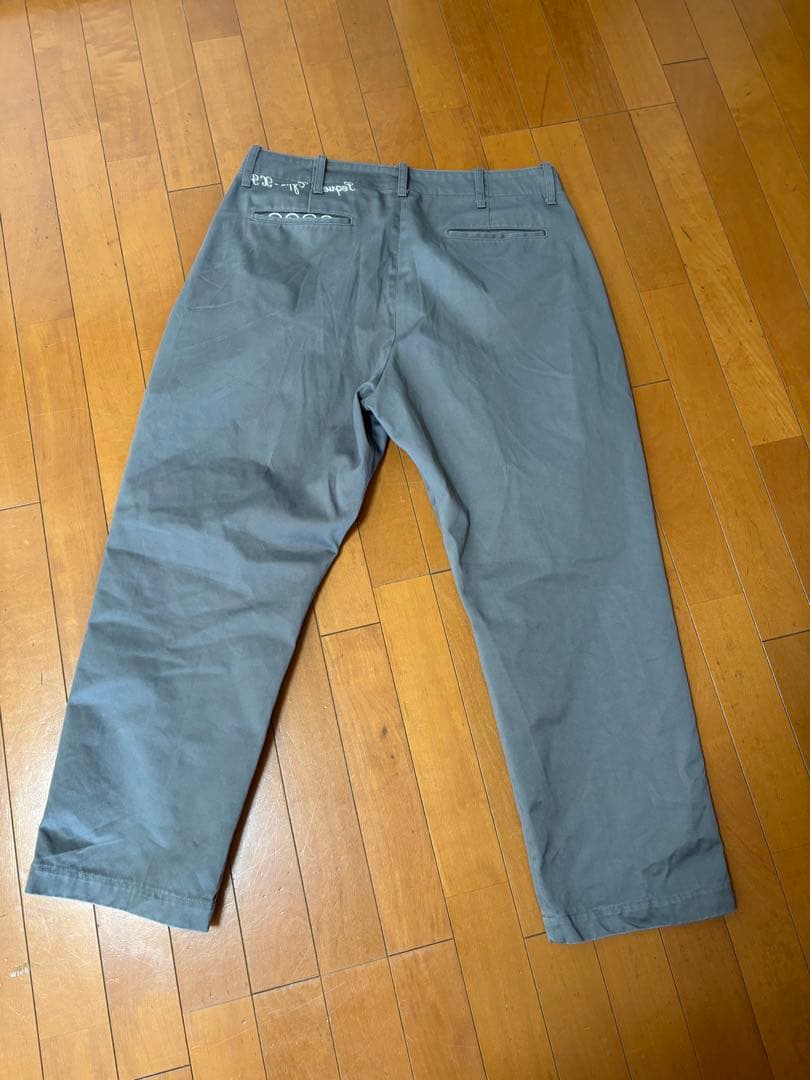 sequel ワークパンツ　チノパン　グレー　L シークエル　weekend