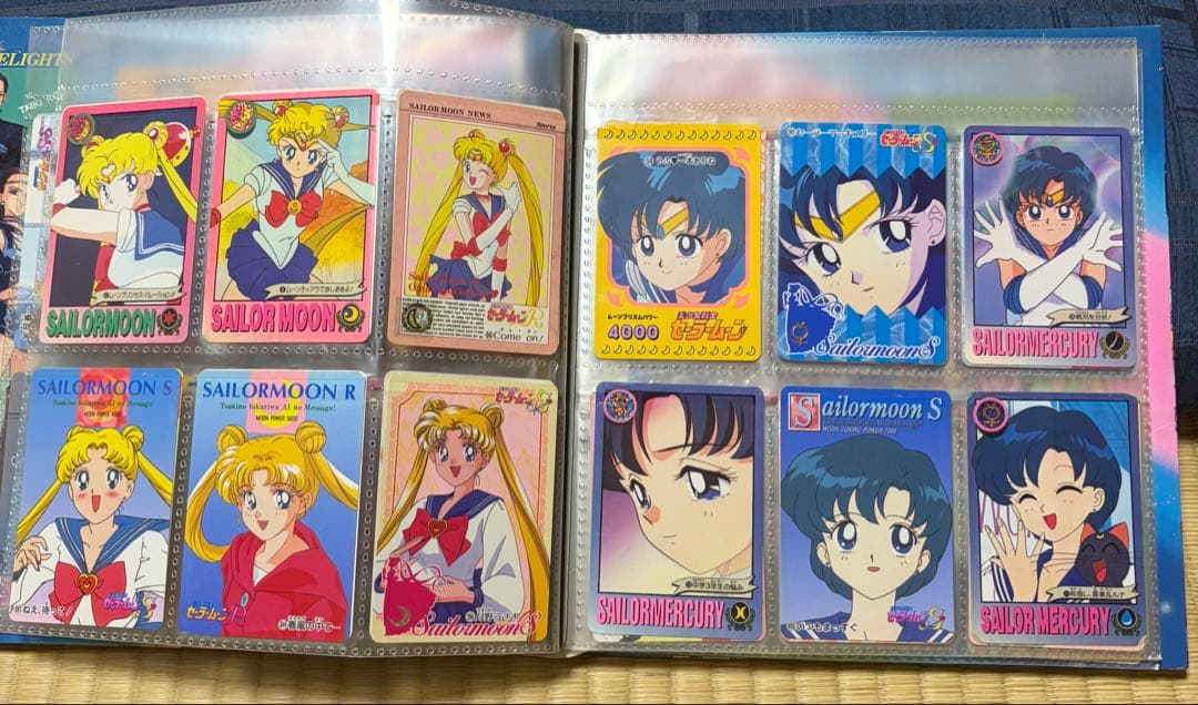 当時物:セーラームーン セーラースターズ カードダス 60枚 システムファイル