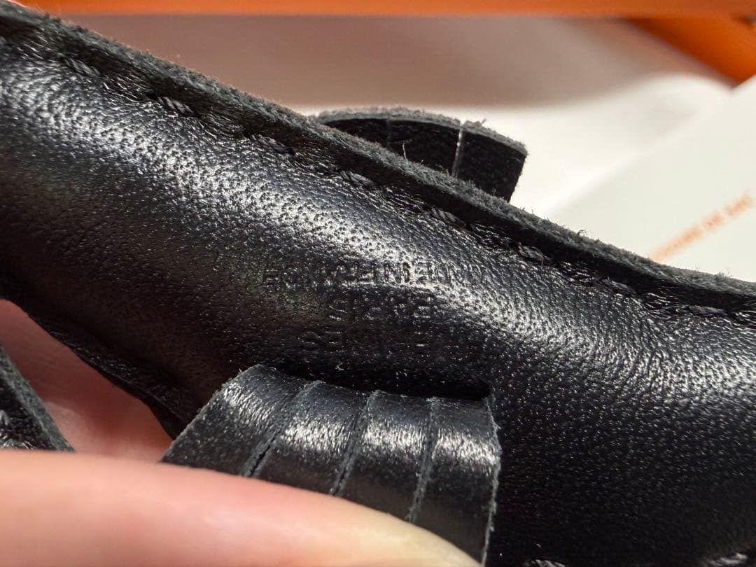 エルメス　チャーム　イポ　ソーブラック　B刻印