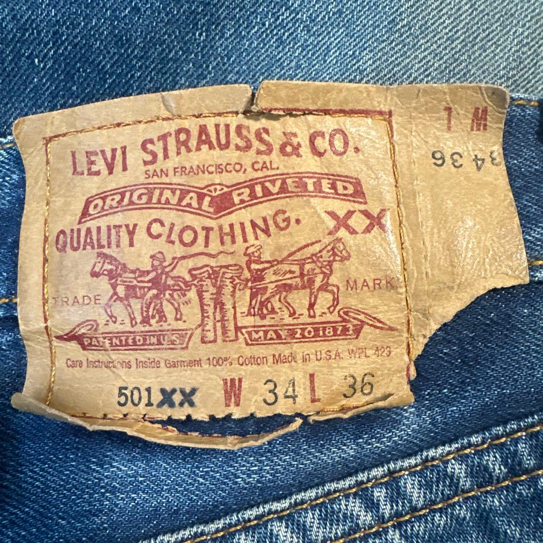 LEVI STRAUSS 501XX W34 L36 ストレートデニムUSA製