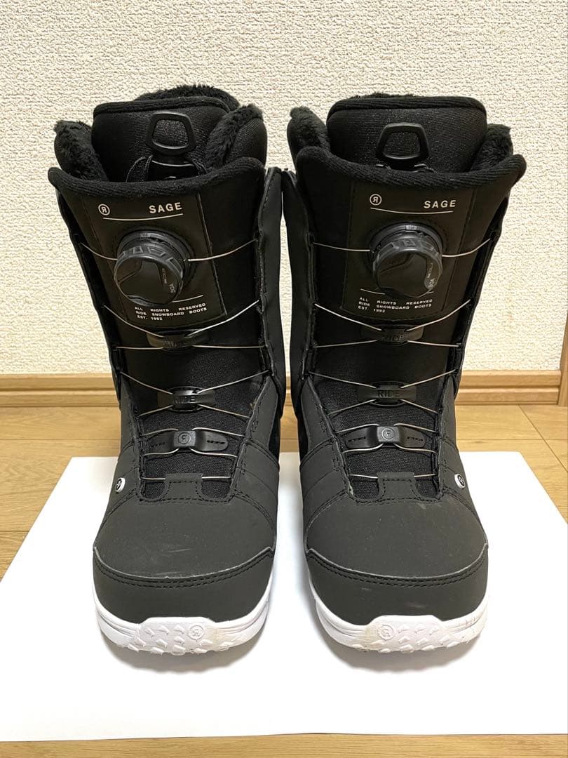 21-22 RIDE SAGE 23.5cm BOA スノーボードブーツ