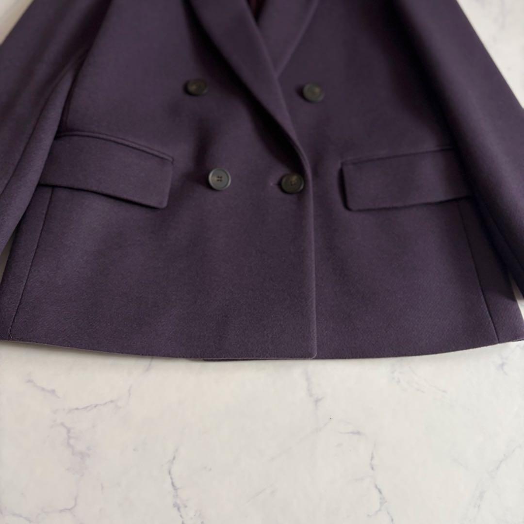 未使用級 23AW 定価8.3万 セオリーリュクス テーラード ジャケット 紫