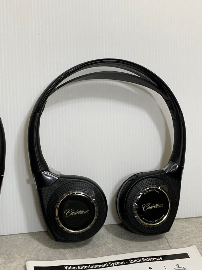 Cadillac ワイヤレスヘッドホン 2台 リモコンセット 23140631