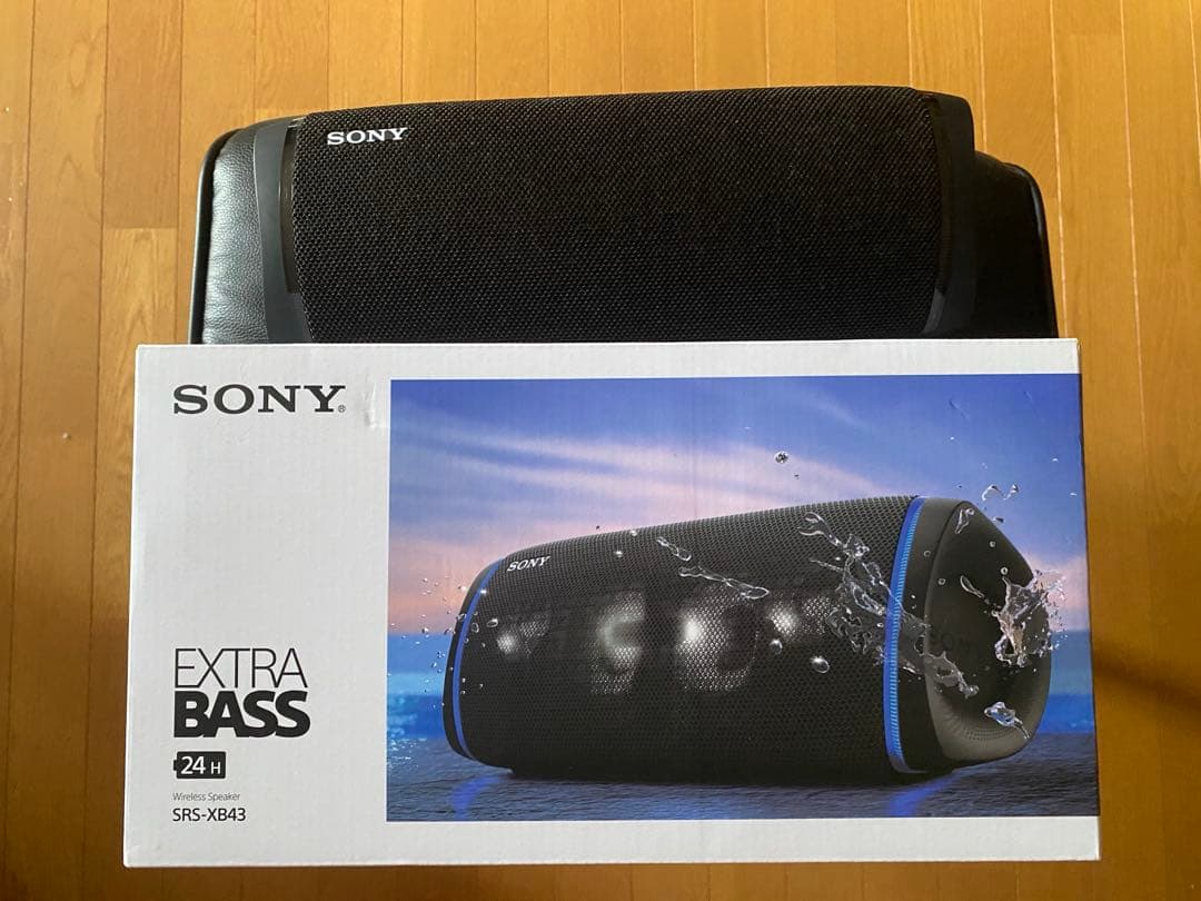 SONY SRS-XB43 ワイヤレススピーカー　ブラック EXTRA BASS