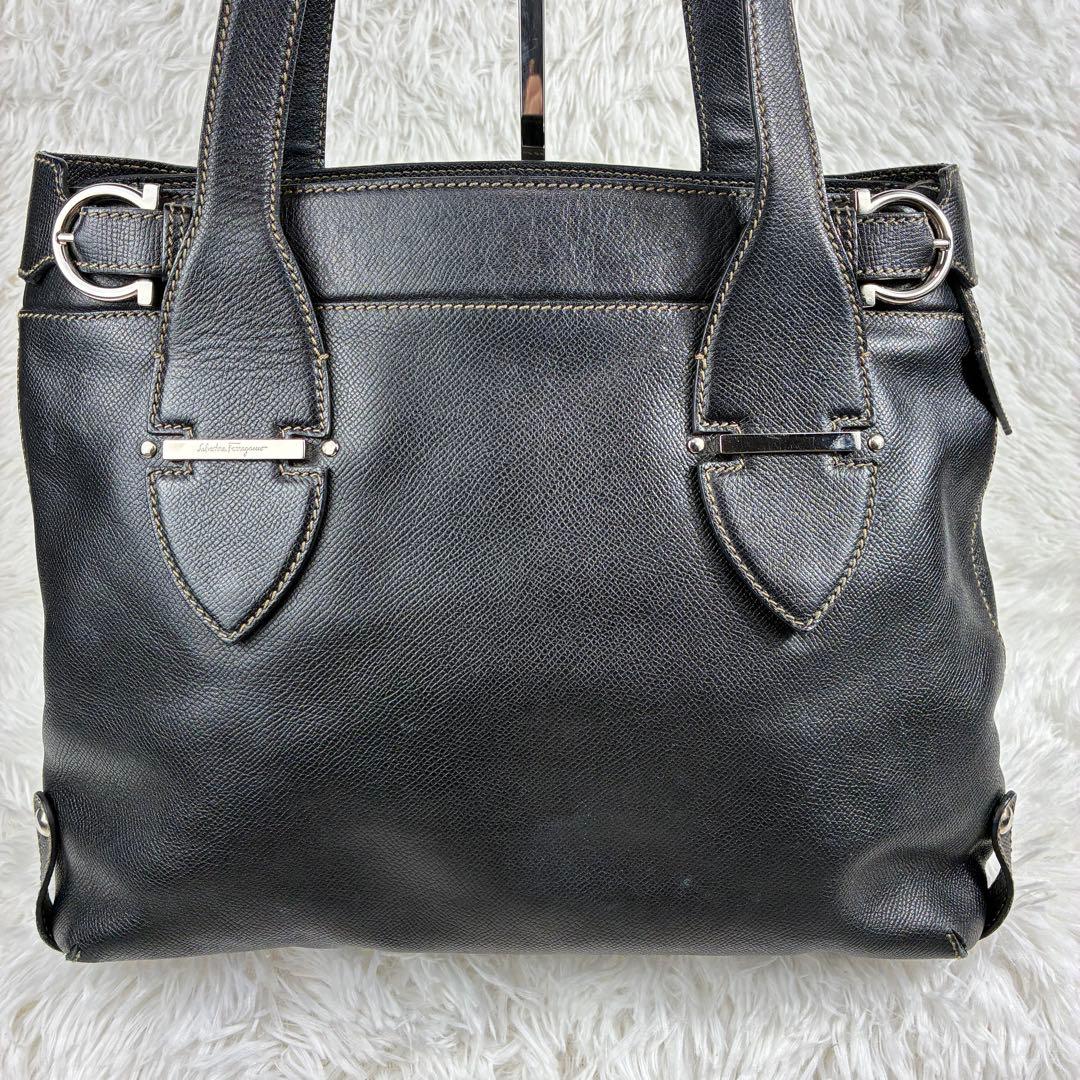 美品✨サルヴァトーレフェラガモ ビジネス トートバッグ レザー ガンチーニ