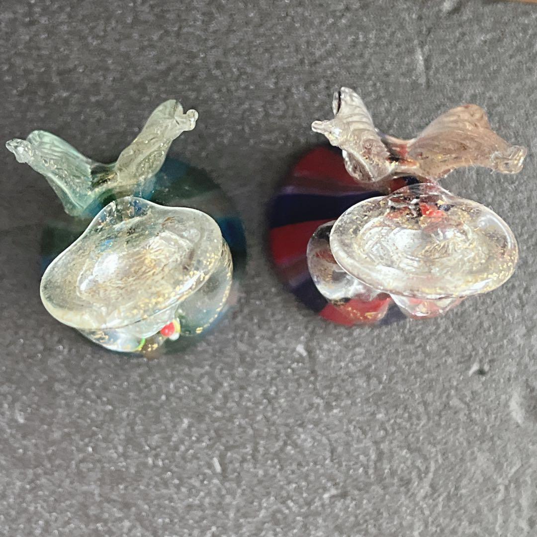 ムラーノガラス ベネチアンガラス エンジェル 2体