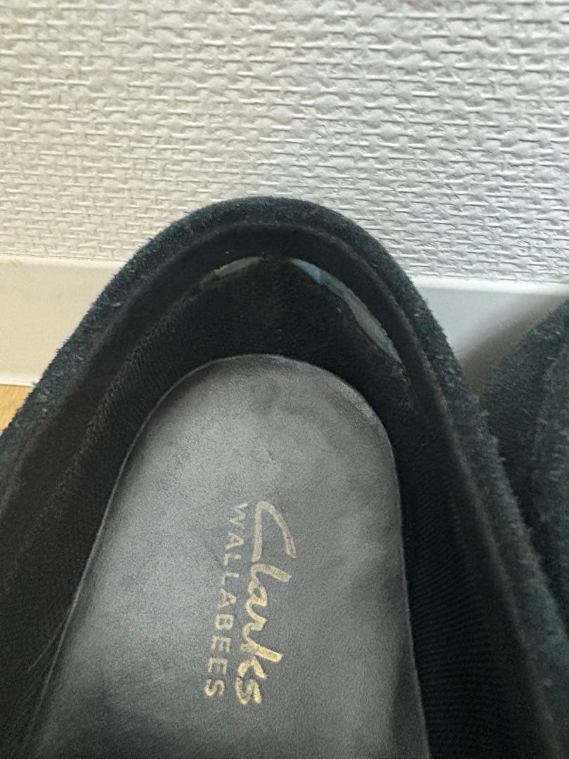 Clarks Wallabees ブラック スエード