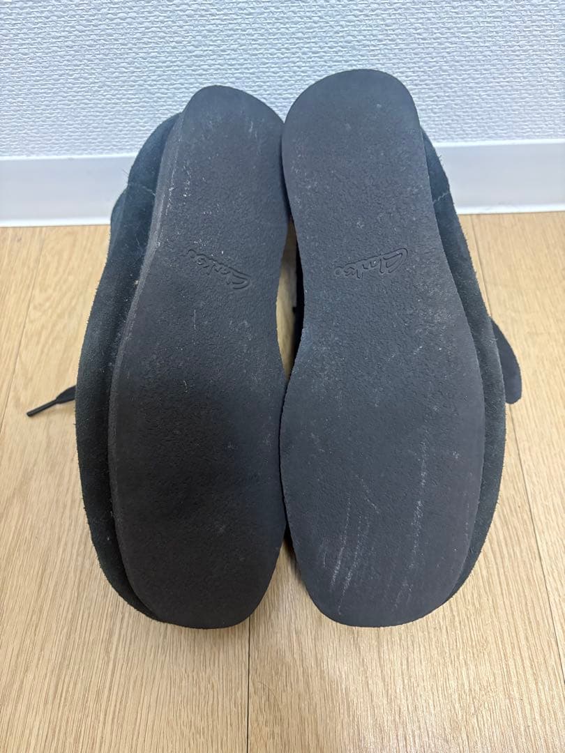Clarks Wallabees ブラック スエード
