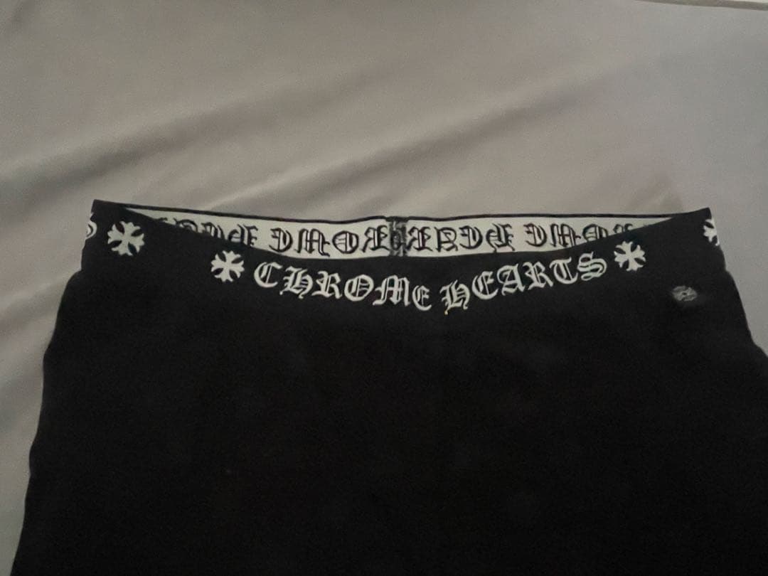 一度着用　CHROME HEARTS ブラックレギンス　レディース