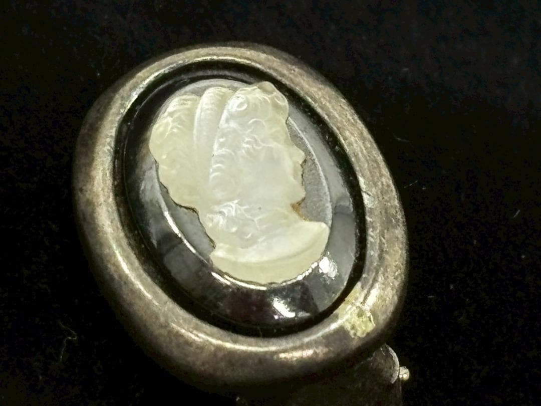 10-27-3 カメオ まとめ セット シェル メノウ ブローチ ネックレス