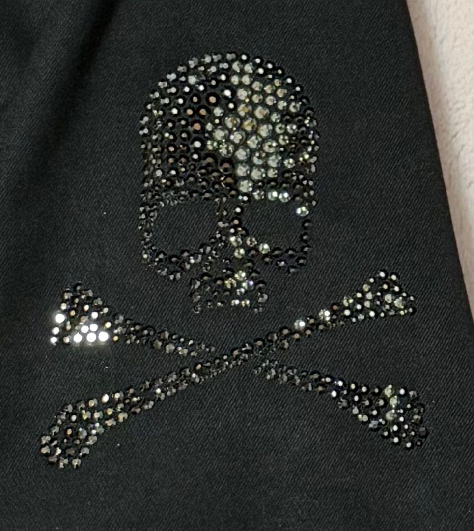 Roen ロエン ラメ スワロスキー スカル ジャケット ブラック サイズ48