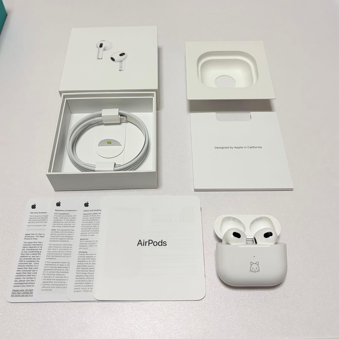 AirPods 第3世代 本体 箱付き 付属品あり