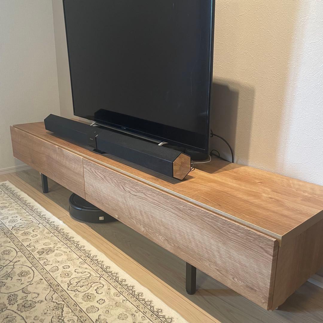 【最短10/25発送】LOWYA ロウヤ ローテレビ台 木目調 収納 幅180