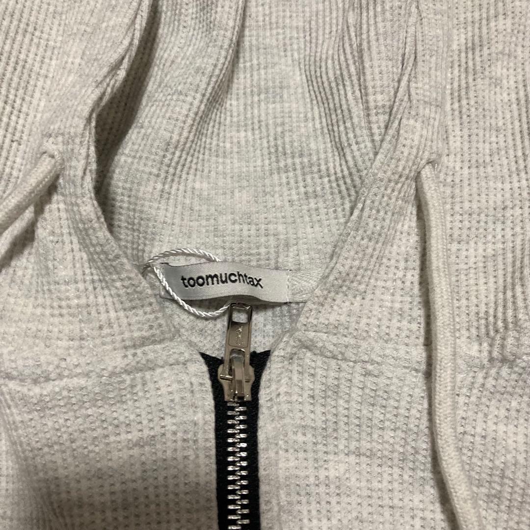 toomuchmax アートプリント ジップパーカー