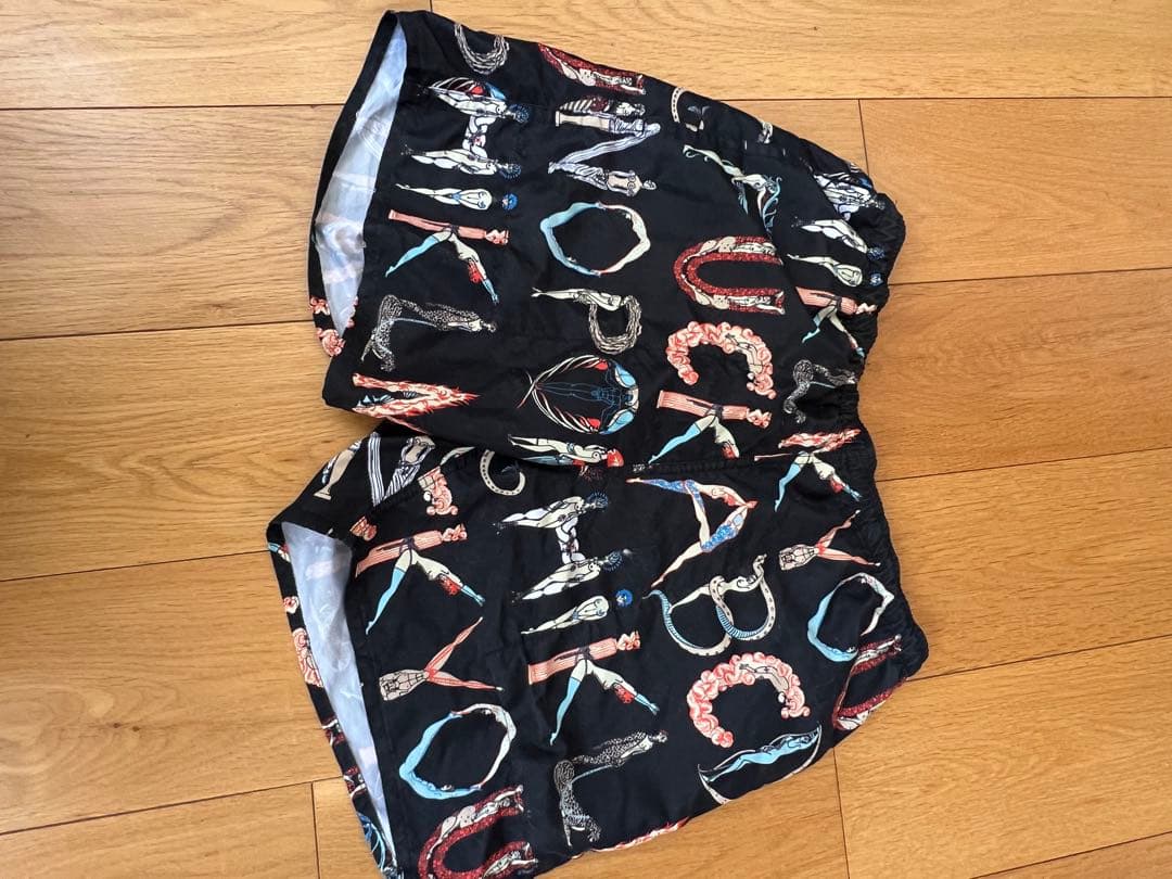 18SS Supreme アルファベットプリントショートパンツ