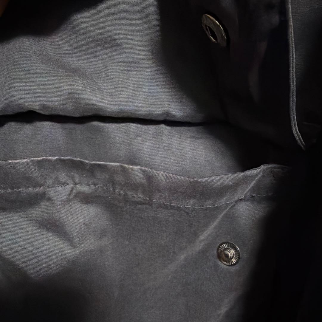 Barbour バブアー　オーバーサイズビデイル　ピーチスキン　ブラック　38