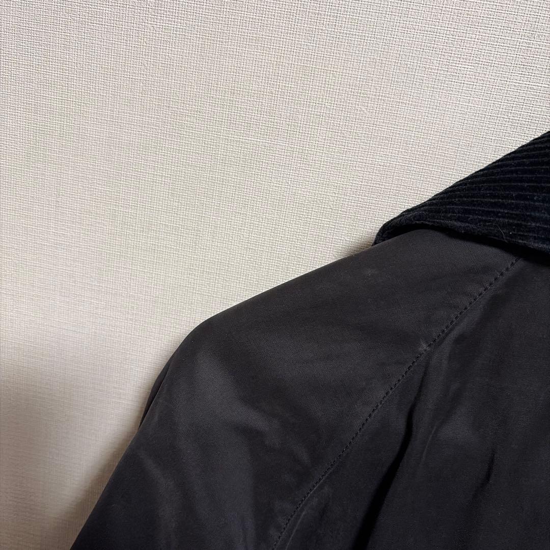 Barbour バブアー　オーバーサイズビデイル　ピーチスキン　ブラック　38