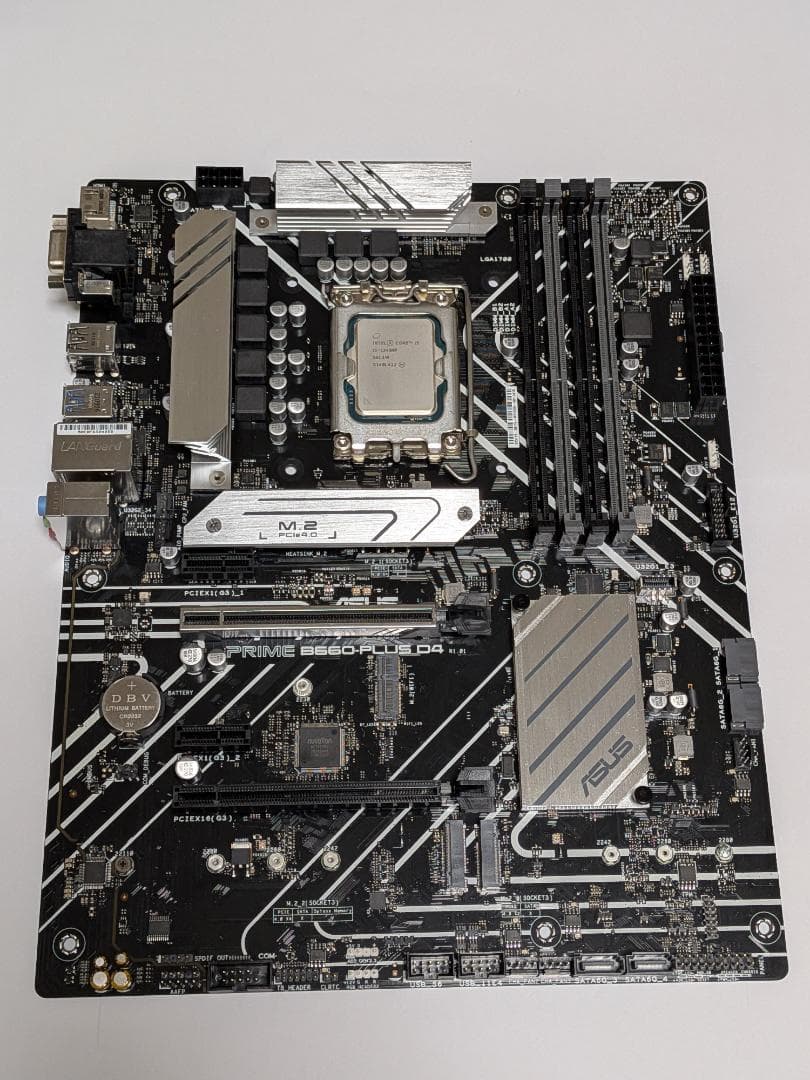 Core i5 12400F + PRIME B660-PLUS D4 セット