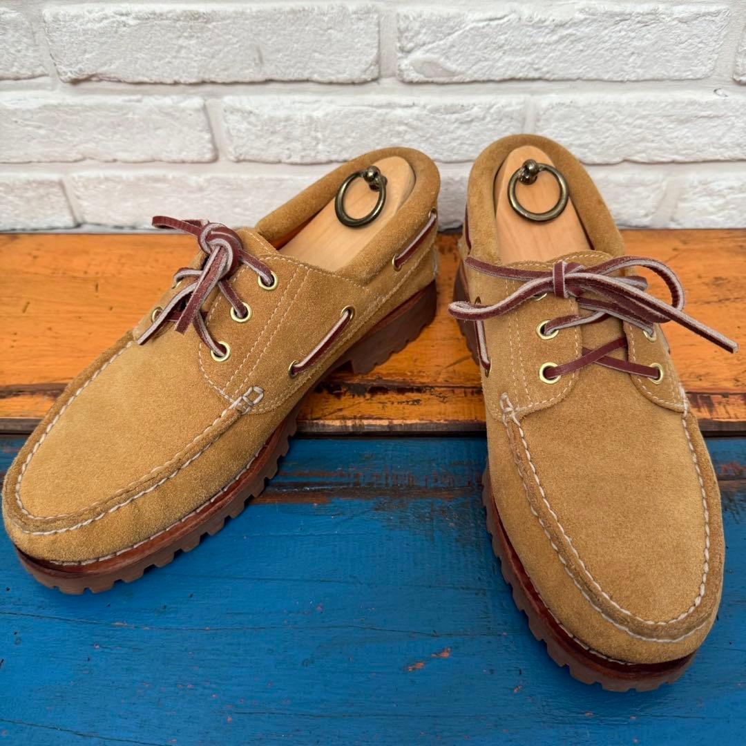 美品【ティンバーランド】B&Y別注　3EYE CLASSIC LUG スエード